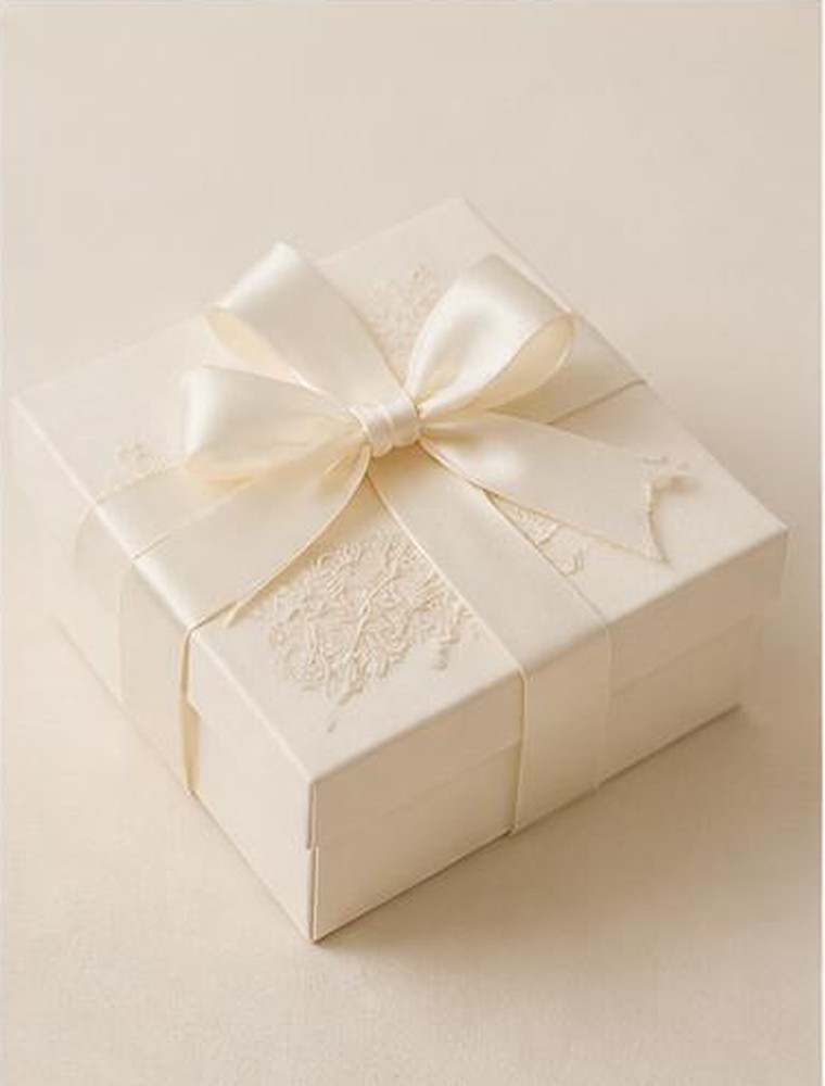 Newborn lace gift box