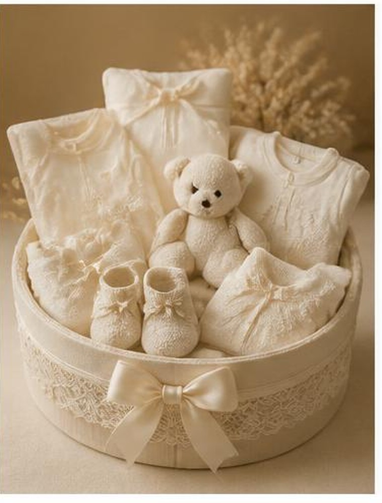 Baby lace gift hamper